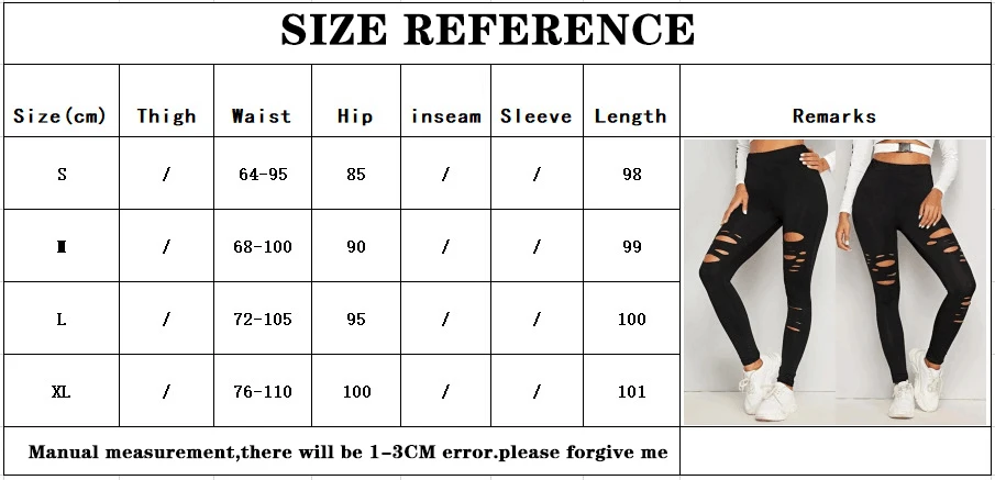 [You're My Secret] Fashion Shredded Leggings For Women Sexy Hollow Out Gothic Black Leggings Fitness Stretch Tight Pencil Pants