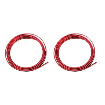 

2x 5M Car DIY Interior Decor Door Sticker Line Moulding Styling Strip Trim Decal