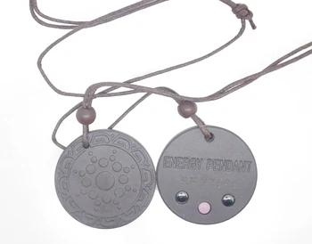 

10pcs New Free shipping Powerful Quantum Bio Scalar Energy Pendant Necklace Balance Chain Power + Card healthy scalar pendant