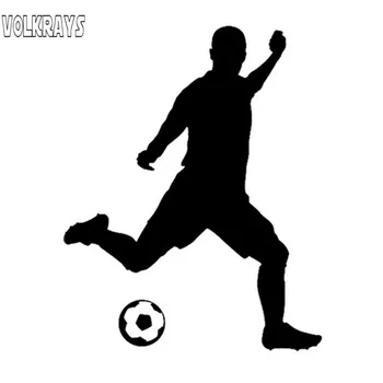 

Volkrays Personality Car Sticker Football Players Classic Body Accessories Reflective Cover Scratches Vinyl Decal ,14cm*11cm