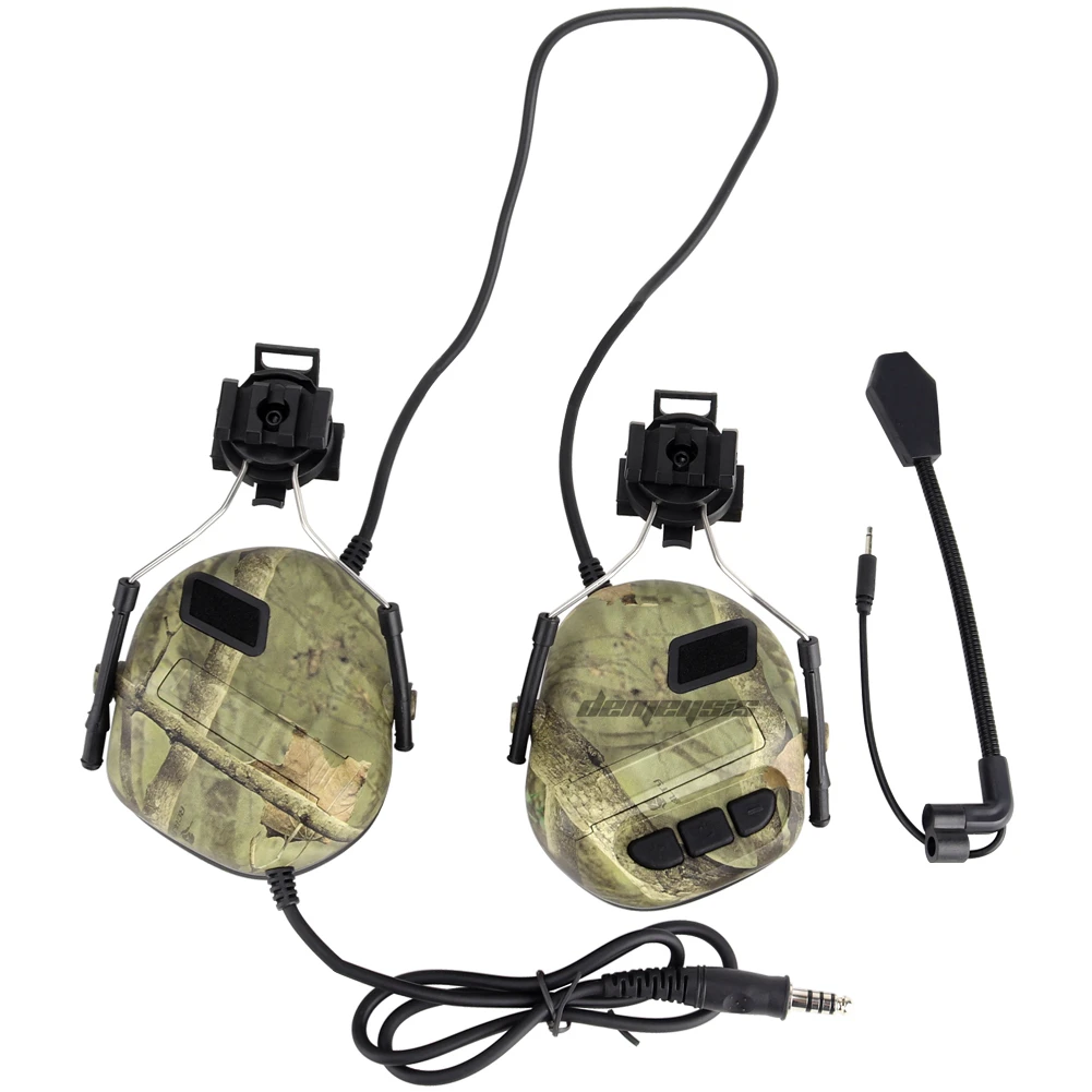 Anti-noise Shooting Headset Earmuff  Tactical Communication Headphone Sound Amplification Airsoft Paintball Headset