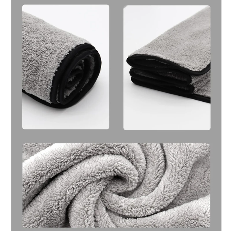 세차용 마이크로 화이버 타올, 자동차 청소 타월, 차량용 액세서리, 100x40cm