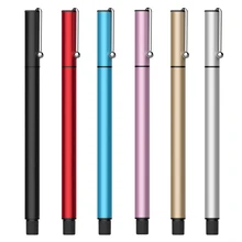 500 шт./лот, рекламные подарки, металлические ручки с логотипом на заказ, гелевая ручка