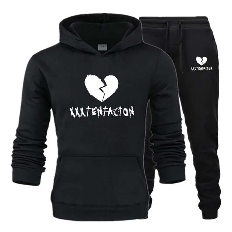

Pullover Sets Men Tracksuits 2020 Casual Hoodies Pants Mens Sportswear Pant Hoody Sweatshirt Male Suits Jogging Sweatpant 2 Pcs