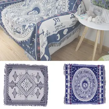

Altar Tarot Cloth For Board Games Tarot Cards tablecloth Cotton And Linen Wicca Table Cover Blanket 90*90cm,90*150cm