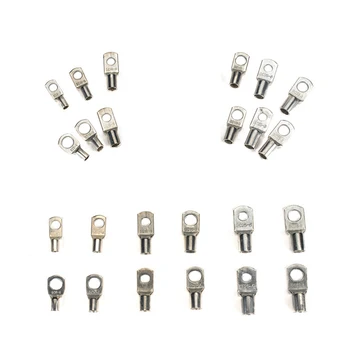 

125 Pcs Marine Grade Tinned Copper Wire Earplugs Battery Cable End Eyelet SC Ring Terminal Connector Classification Kit