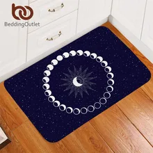 Постельные принадлежности Outlet Eclipse, ковер для гостиной, Moon Star, ковер для спальни, Galaxy, нескользящий коврик для ванной, синие декоративные коврики, Прямая поставка