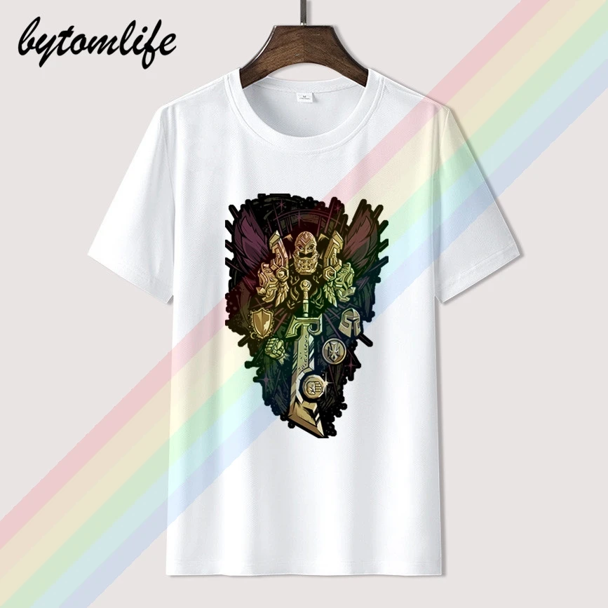 JINX World of Warcraft Men's Paladin Legendary Class Premium Cotton T-Shirt | Мужская одежда