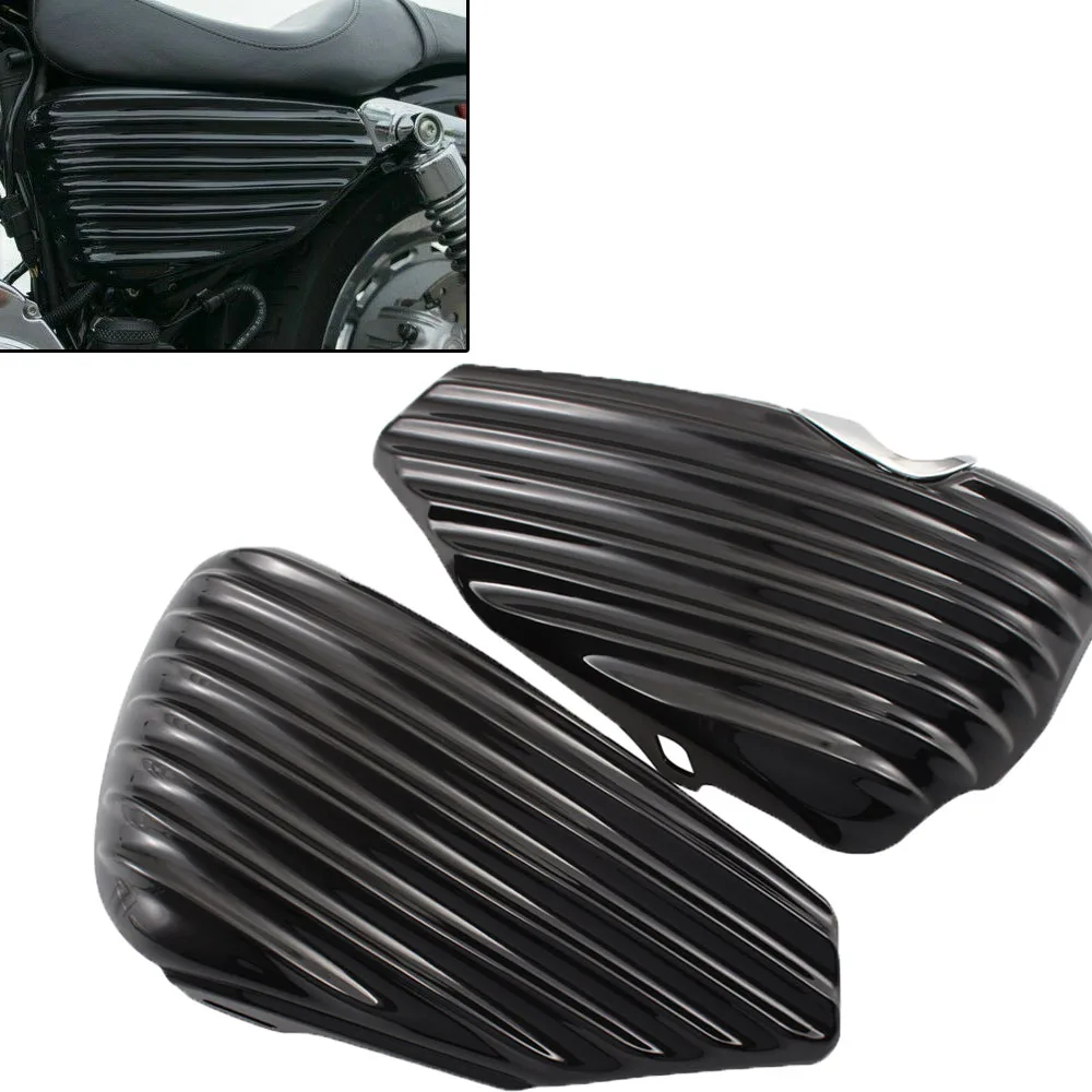 Для Sportster 883 XL883/1200 задняя крышка масляного бака крышка аккумулятора для Harley Iron 883 аксессуары для мотоциклов ABS крышка аккумулятора