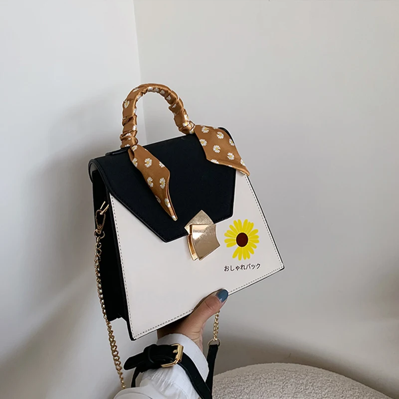 

Women's Shoulder Bag Mini Small Square Bag 2020 Fashion New High Quality PU Leather Ladies Handbag Shoulder Messenger Bag