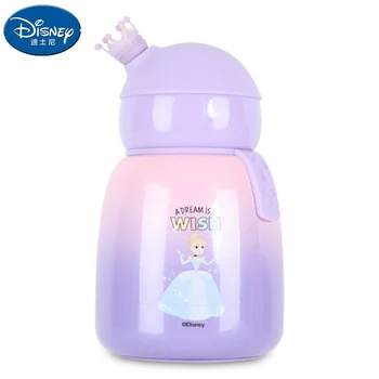

Disney Creative Cartoon Cute Big Belly Cup 316 Stainless Steel Insulated Cup Silica Gel Rope Holding Portable Water Bottle
