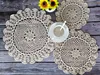 3Sizes Vintage Crochet Lace Flowers Coaster Cup Mat Dining Coffee Table Placemat Christmas Wedding Napkins Cloth Doilies Kitchen ► Photo 2/4