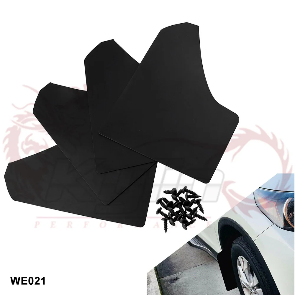 

Car Mud Flaps Splash Guards Mudguards Mudflaps (4 Pack) 20 Pieces 6mm Fastener Rivet Clips Universal For Ford Subaru Nissan