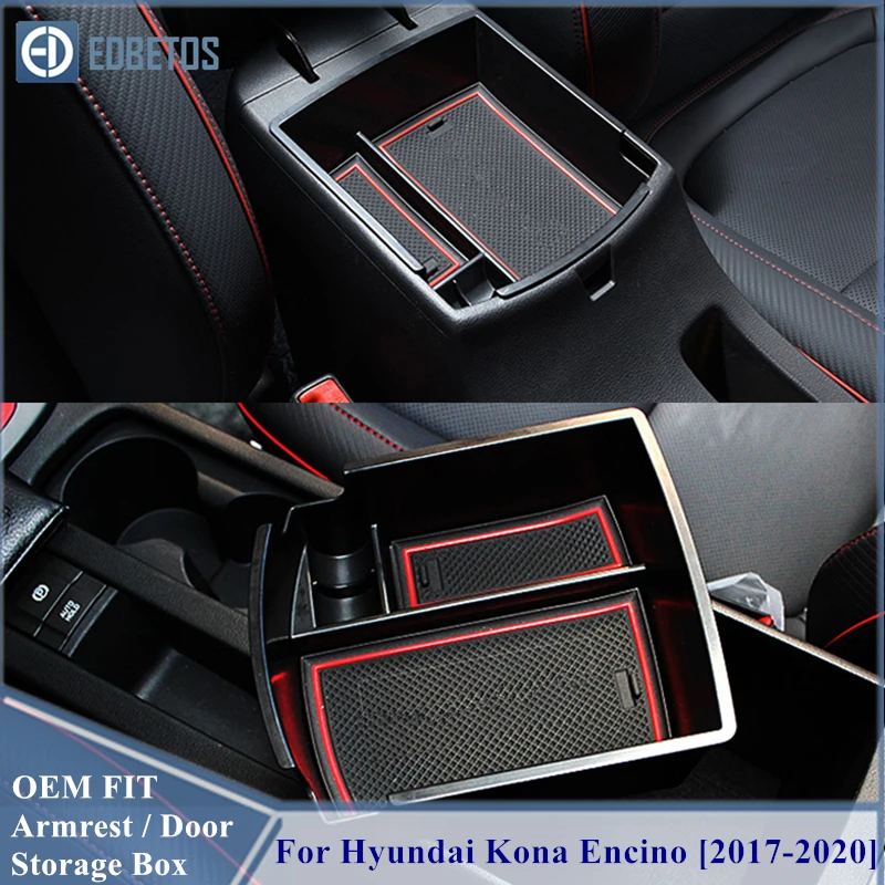 Подлокотник для хранения Hyundai Kona Encino 2017 2018 2019 2020 контейнер центральной консоли