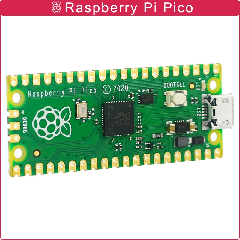 Oficial raspberry pi pico placa rp2040 duplo-núcleo 264kb braço microcomputadores de baixa potência de alto desempenho Cortex-M0 + processador