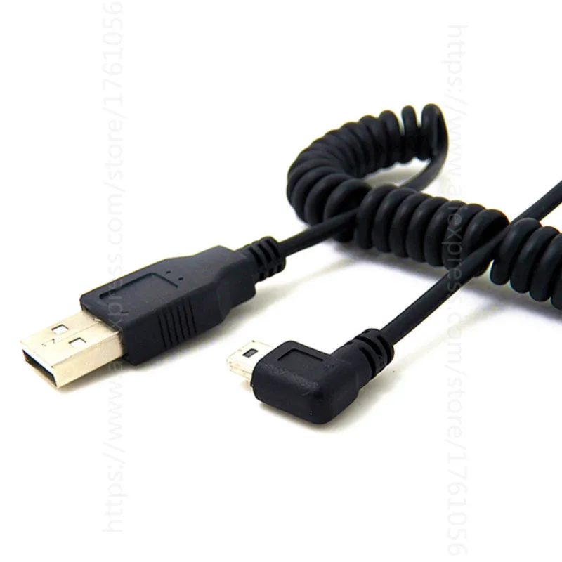 3 фута гибкий трат повернуть направо Универсальный USB/мини usb кабель для зарядки электронные гаджеты