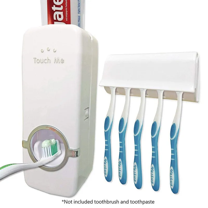 Практичная зубная паста соковыжималка прочный бытовой экологически чистый полностью Автоматический Диспенсер зубной пасты - Цвет: B