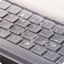 1 pc teclado de silicone à prova dwaterproof água película protetora desktop teclado capa de teclado capa de filme dustproof silicone