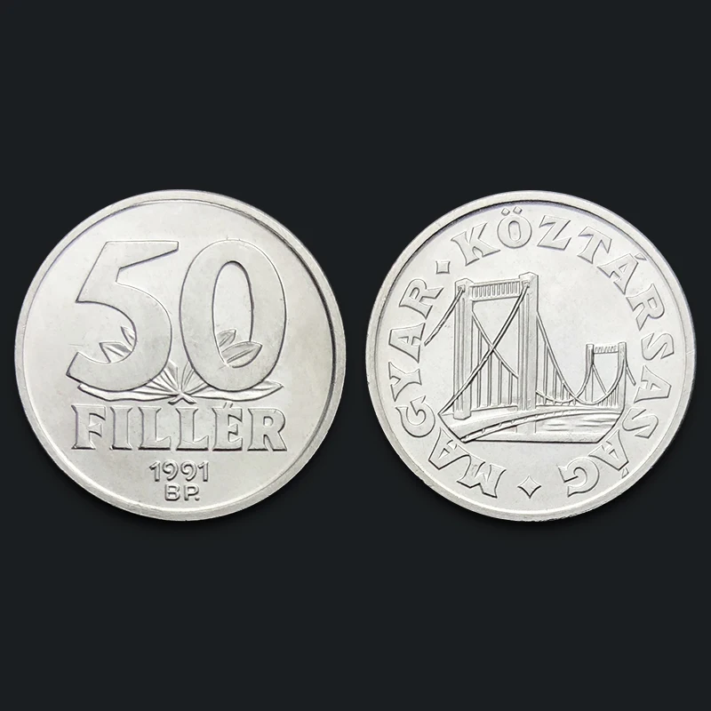 Hungary 50 Phil 1991 100% Real Original Coin Uncirculated Unc Collect Coins | Дом и сад