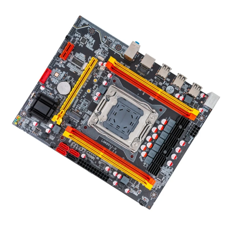 X79 чип компьютерная материнская плата SATA3 PCI E NVME M.2 SSD поддержка памяти REG
