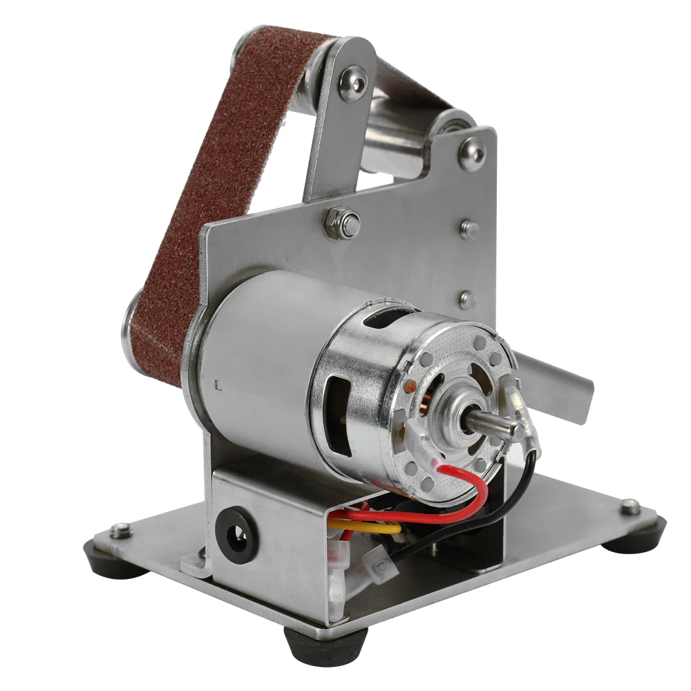 

Multifunctional Grinder Mini Electric Belt Sander DIY Polishing Grinding Machine Cutter Edges Sharpener Optional Type