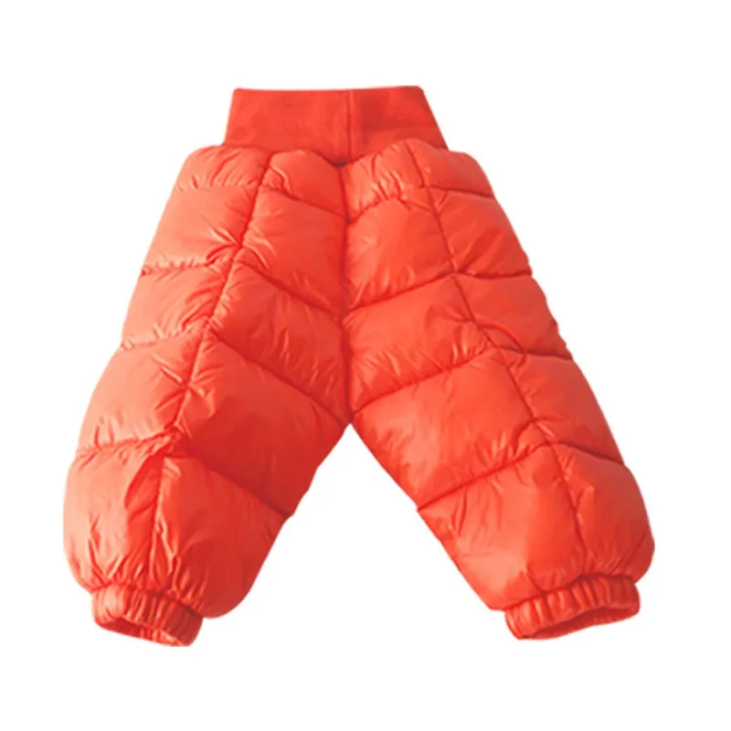 Winter Kids Baby Boy Girl Super Warm Pants Soft Solid Print Sports Casual Trousers Toddler Bottomss