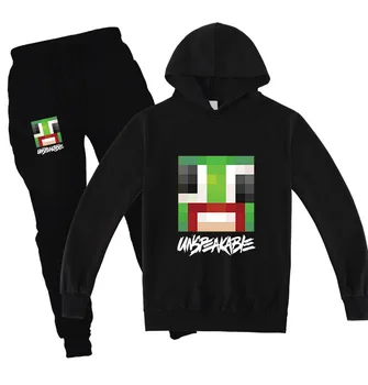 

UNSPEAKABLE Boys Long Sleeve Tops Children's Hoodies Baby Girls Kids Sweatshirt Clothes T-shirts+Pant 2pcs Sportswear Suit