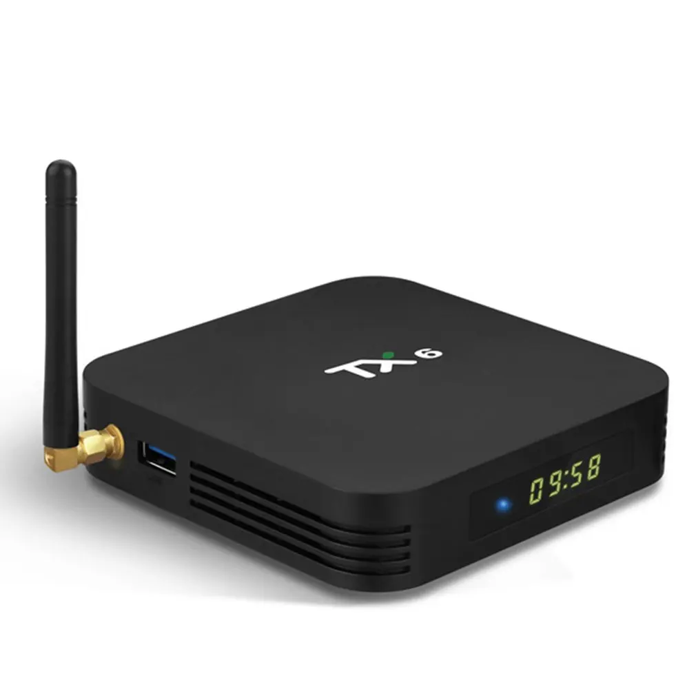 2019 4K Smart tv Box Android 9,0 TX6 Allwinner H6 4 Гб ram 64 Гб rom 2G/16G 32G BT 2,4G/5 ГГц двойной WiFi медиаплеер TX6 MINI