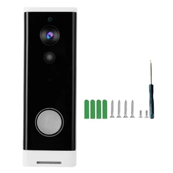 

18650 Batteries Smart Wireless WI-FI Video Doorbell Camera Security Motion Sensor Door For Apartments IR Alarm Home Useful