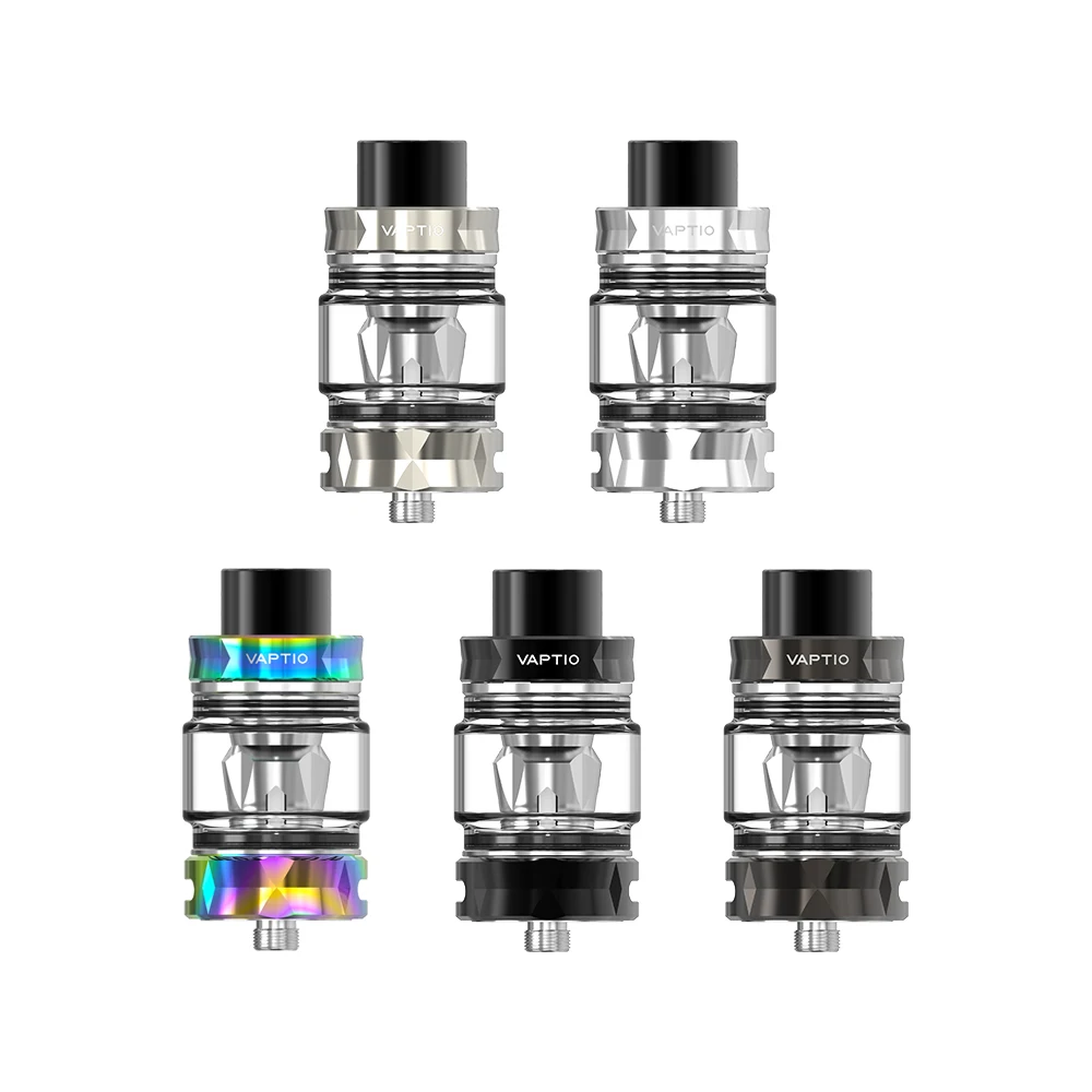 

Vaptio APOLO Tank Atomizer with Capacity 5ml Top Filling Electronic CigaretteLeak Proof Bottom Airflow Direct To Coil