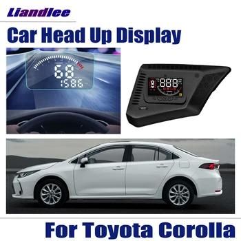 

Full Function Car HUD Head Up Display For Toyota Corolla 2014-2017 2018 Safe Driving Screen OBD Speedometer Projector Windshield