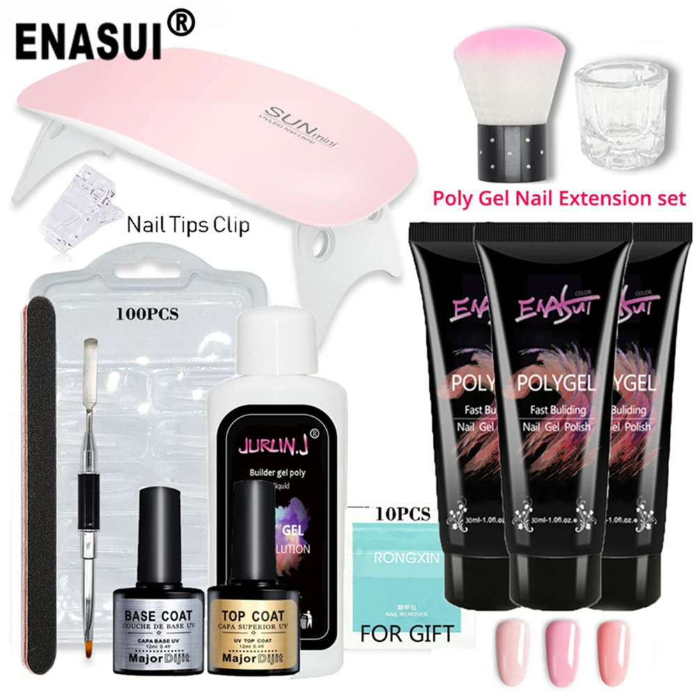 

ENASUI Polygel Nail Builder Kit Tool Set For Nail Enhancement Set For Starter And Professional Nail Technician
