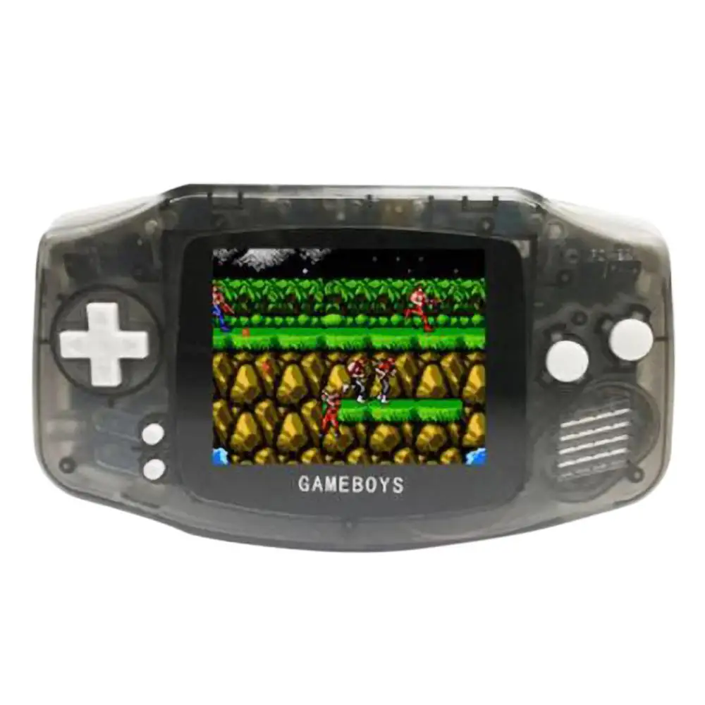 Черный Sale Handheld Game Console Popular FC Games TV Output Video Game Console Game machine With Built In 400 Retro game new - Цвет: Черный