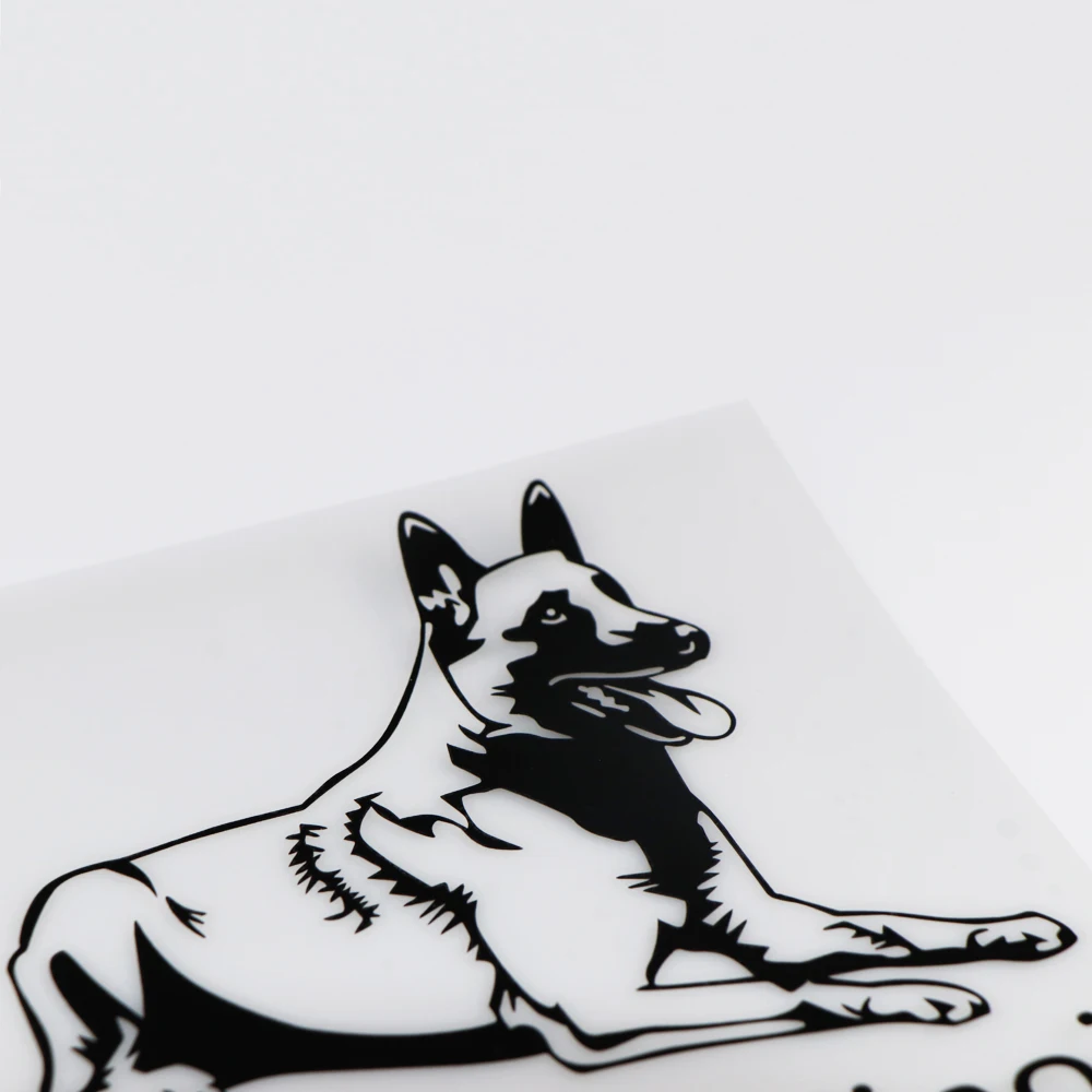 YOJA 16X15.1CM Belgian Shepherd Malinois на доске Виниловая Наклейка Декор автомобиля стикер ZT2