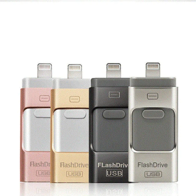 USB флеш-накопитель 128 ГБ, 64 ГБ, флеш-накопитель для iPhone X, 8, 8 Plus, 7, 7 Plus, USB флешка, 32 ГБ, 16 ГБ, 8 ГБ, металлическая флешка, флеш-диск USB 2,0