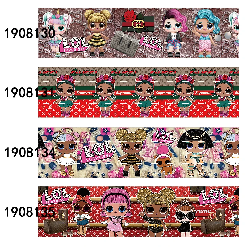 

(50 yards/lot) New arrival liston 3" 75mm cartoon character printed grosgrain ribbon