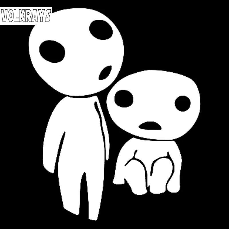 Volkrays модная наклейка на автомобиль Kodama Tree Spirit аксессуары Светоотражающая