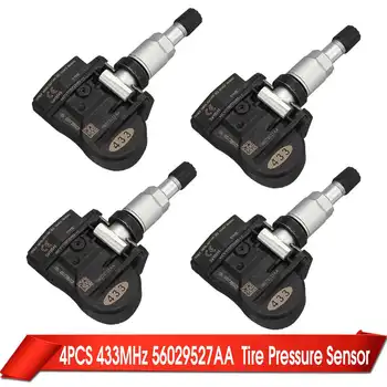 

4PCS Tire Pressure Monitoring System Sensor Tire Pressure Sensor 433MHz 56029527AA For Chrysler 200 300 For Dodge 68078768AA