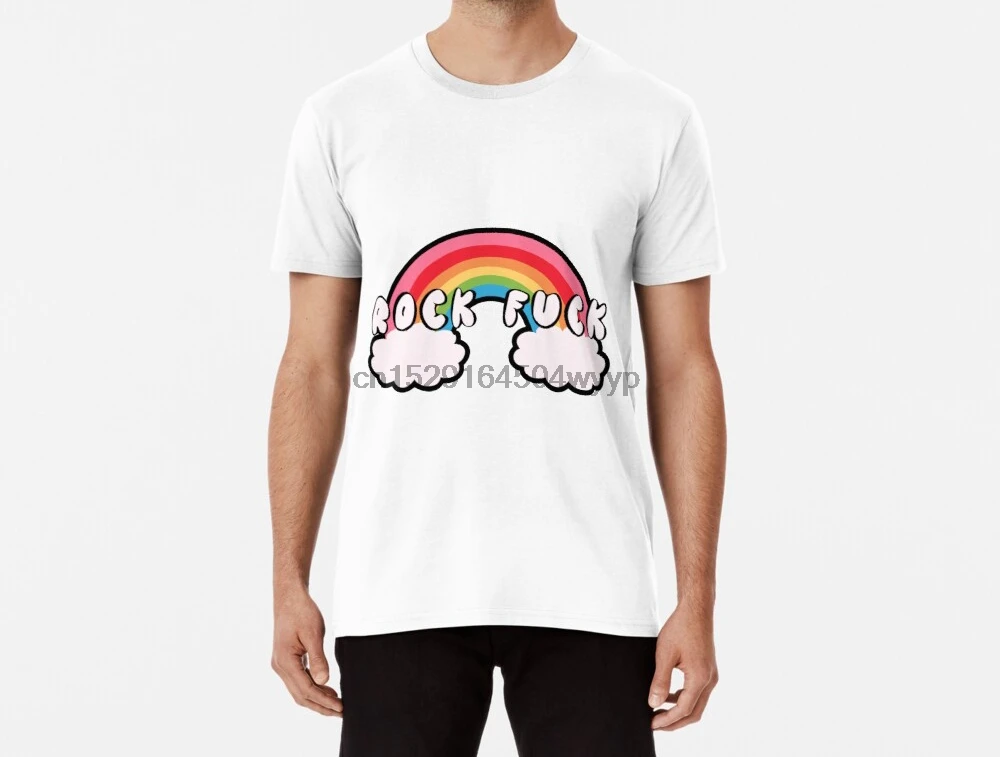Мужская футболка Funy Rock Fck! Tshirs Для женщин |
