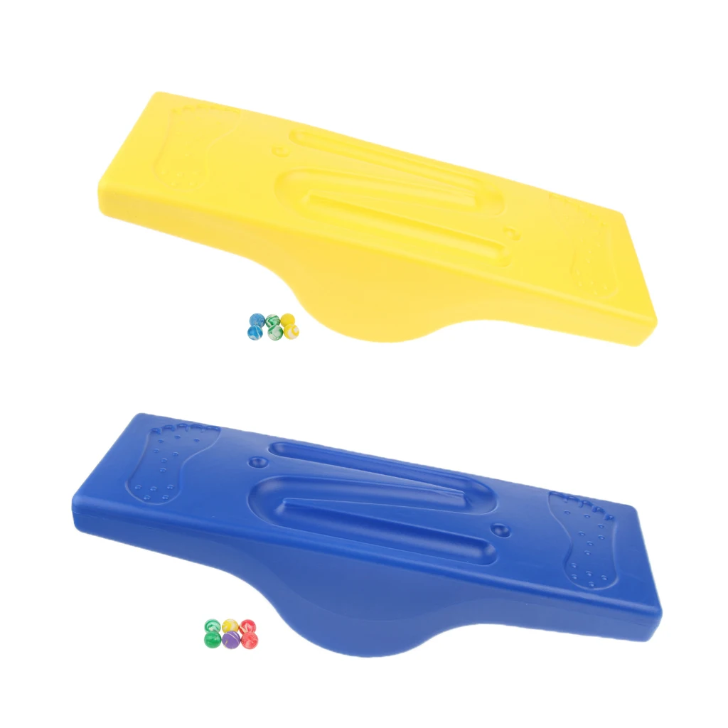 

Plastic Balance Maze Board 6 Balls Stability Stability Active Toy for Kids Child, Training Body Balance And Coordination Ability