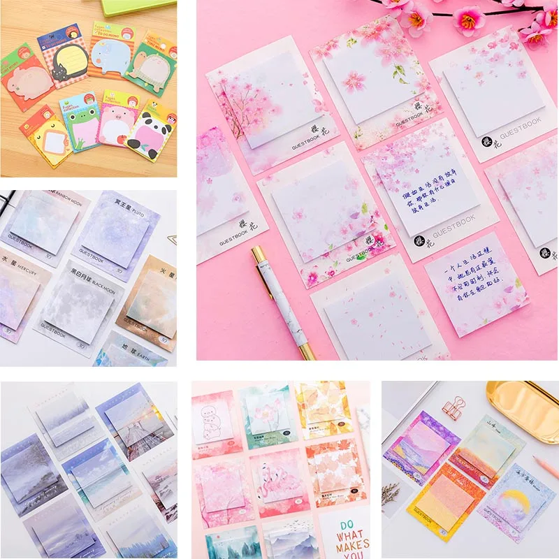 Helpro 30 страниц планировщик Sticky Notes Student memo pad kawaii офисные школьные принадлежности