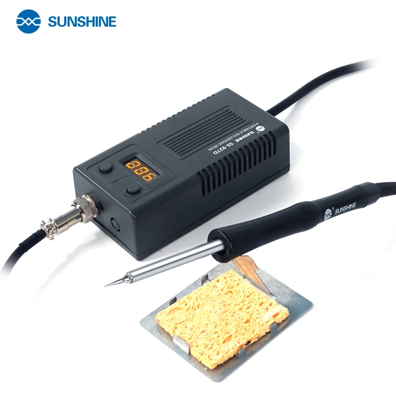 Sunshine 927D Portable Intelligent Constant Temperature Soldering Station 110/220V 50W 180-450C Rapid Warming sunshine smart portable soldering iron c245 110w high power adjustable universal for jbc c210 c245 t245 s210 soldering tips tool