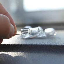 12 вольт 10 ватт 20 ватт G4 JC галогенный светильник, 20 ватт, 12 Вольт, 0,7 мм футов, 10 ламп/упаковка