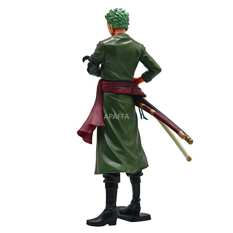 27 см аниме один кусок Roronoa Зоро три нож Ver. ПВХ Фигурки большой стоящий Ronoa модель