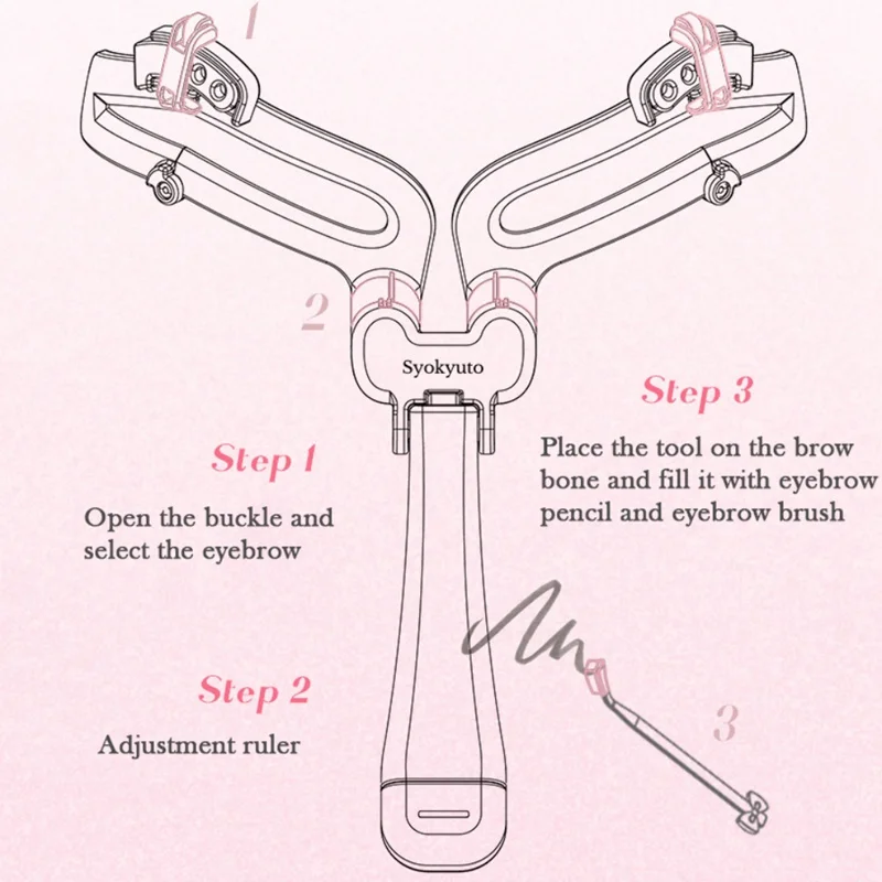 Eyebrow Stencils Handheld Eyebrow Card Thrush Tools Eyebrow Shaping Tools