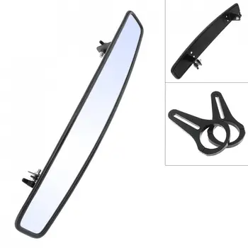 

1pcs 38CM Black High-Definition UTV Motorcycle Rear View Center Mirror Fit for Offroad RZR 800 1000 S 900 XP 1000 Kawasaki