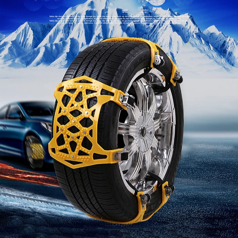 Universal Tpu Car Antiskid Point Tire Snow Chain Safety Belt Snow