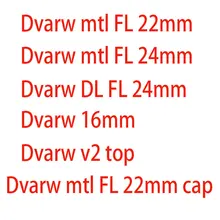 

10pcs Cylinder Gasket Kit yftk Dvarw MTL FL dl single coil 22/24/16mm 316ss Bellcap Top vs zeus x siren v2 v4 tank Engine Parts