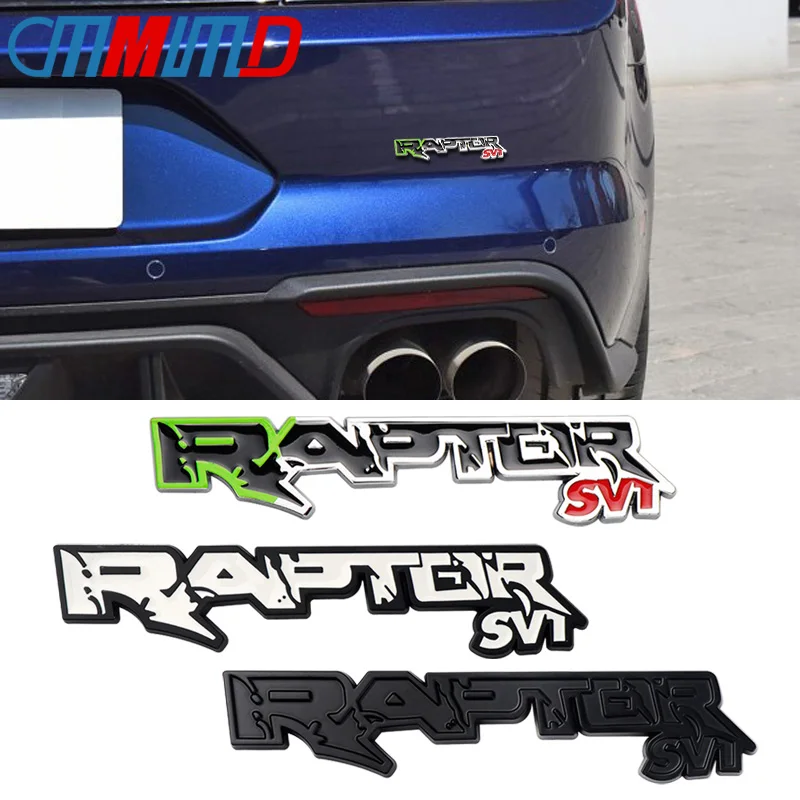 Автомобильный Стайлинг 3D металлический RAPTOR SVT задний значок эмблема наклейки для