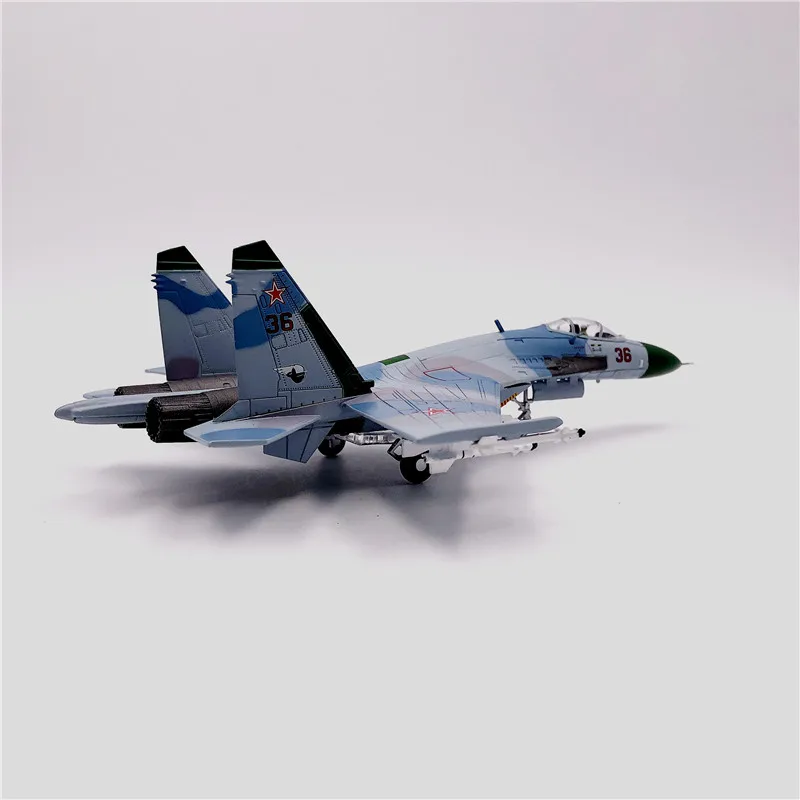 WLTK 1/100 масштаб военная модель игрушки SU-27P Flanker 1987 русский № 36 боец литой металлический самолет модель игрушка для коллекции, подарок